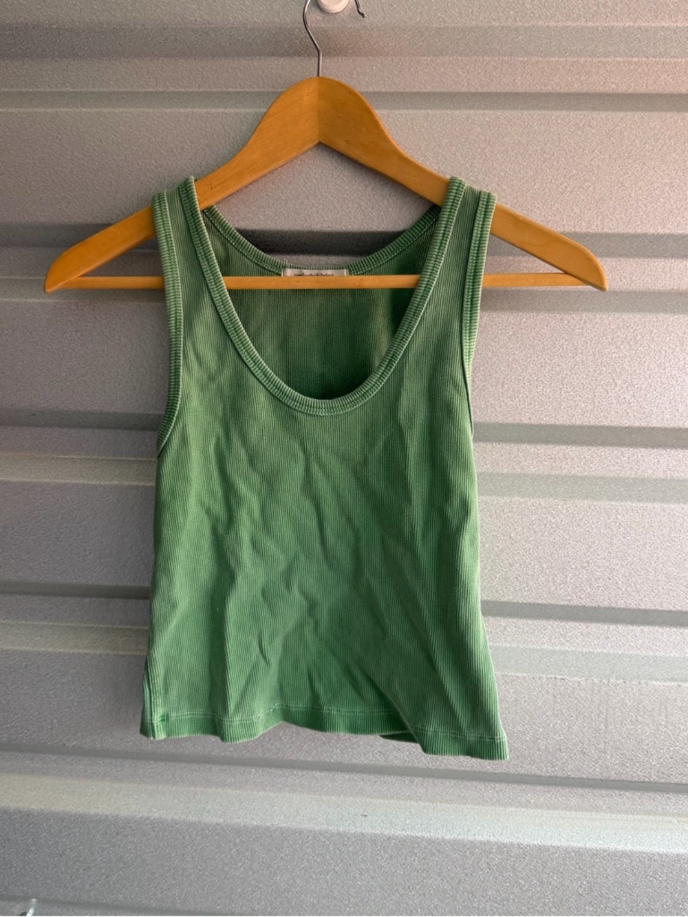perfectwhitetee ribbed cropped tank